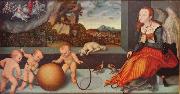 Lucas Cranach Melancholie oil on canvas
